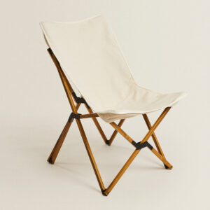 صندلی تاشو زارا FOLDING ALUMINIUM AND CANVAS CHAIR