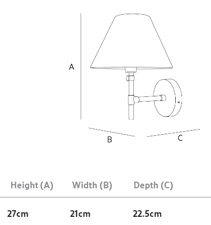 چراغ دیواری با آباژور کتانی برند زارا چراغ دیواری با آباژور کتانی برند زارا