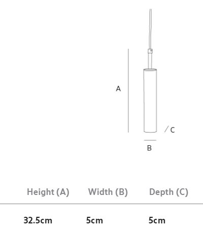 آویز سقفی استوانه ای زارا - مشکی آویز سقفی استوانه ای زارا - مشکی