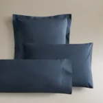 ست دو تایی روبالشی کتان برند زارا - سرمه ای