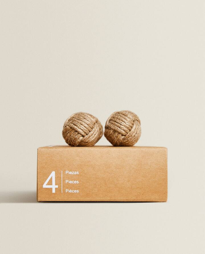 دستگیره کنفی فانتزی چهارتایی برند زارا دستگیره کنفی فانتزی چهارتایی برند زارا