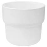 گلدان سفید پلاستیکی ۹ سانتی متری ایکیا FORENLIG
