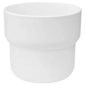 گلدان سفید پلاستیکی ۹ سانتی متری ایکیا FORENLIG