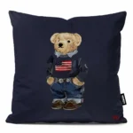 کوسن طرح رالف لورن سرمه‌ای RALPH LAUREN