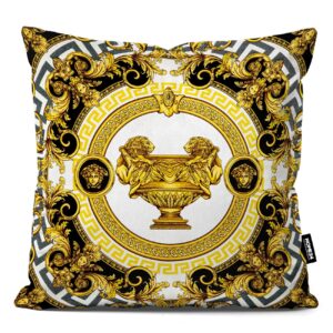 کوسن طرح ورساچه طلایی VERSACE