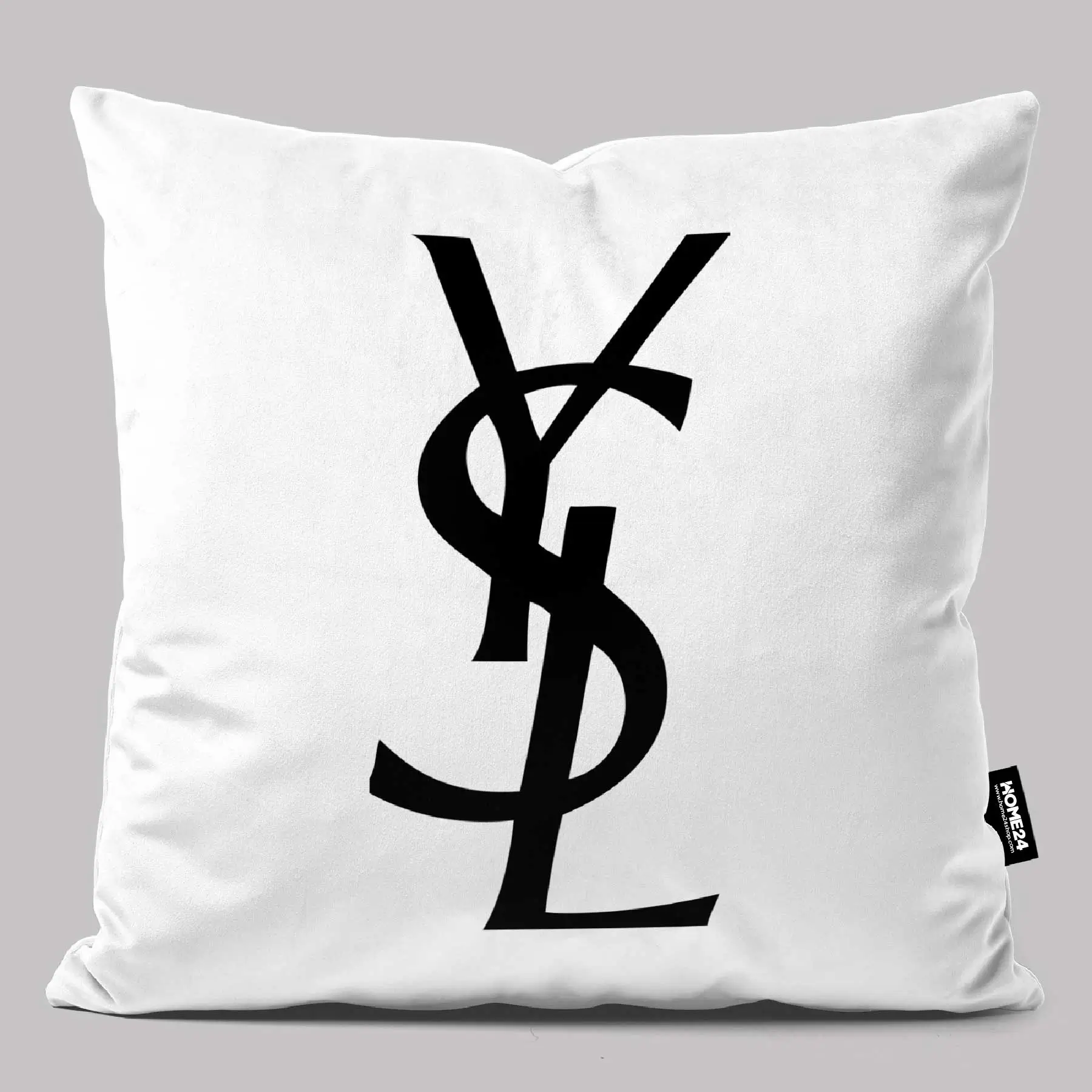 کوسن طرح ایو سن لورن سفید YVES SAINT LAURENT کوسن طرح ایو سن لورن سفید YVES SAINT LAURENT