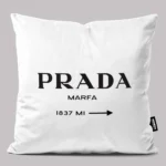 کوسن طرح پرادا سفید PRADA