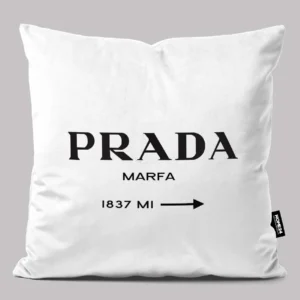 کوسن طرح پرادا سفید PRADA
