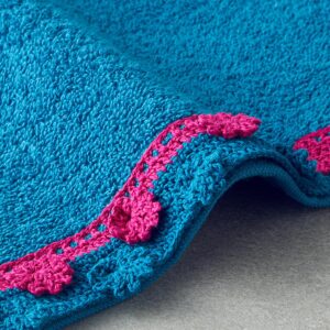 حوله صورت پنبه ای مدل کریسپی – ENGLISH HOME Crispy – آبی