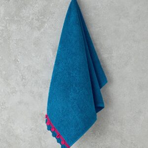 حوله صورت پنبه ای مدل کریسپی - ENGLISH HOME Crispy - آبی