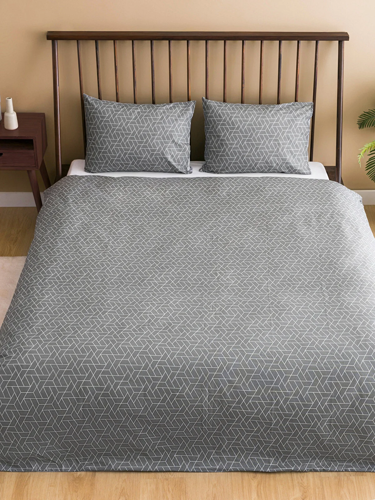 ست رو تختی دو نفره - LCW HOME - طوسی ست رو تختی دو نفره - LCW HOME - طوسی - Image 7