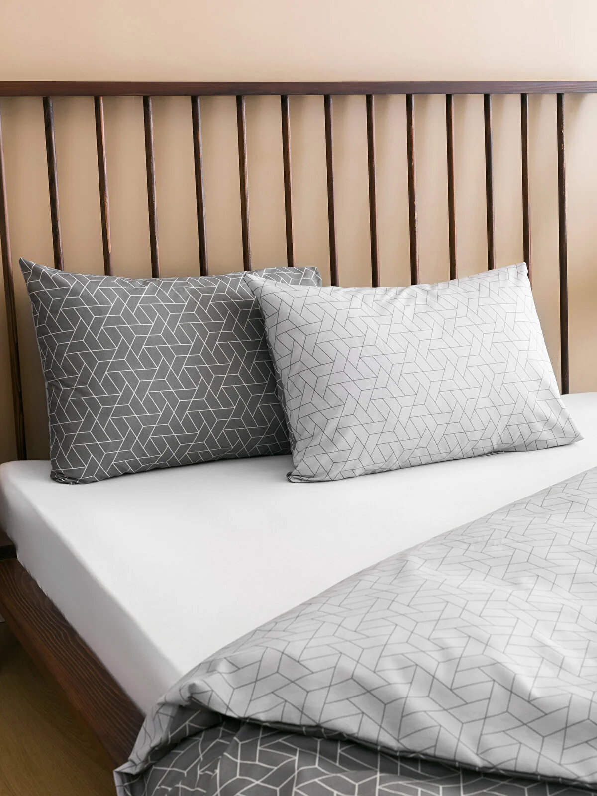 ست رو تختی دو نفره - LCW HOME - طوسی ست رو تختی دو نفره - LCW HOME - طوسی - Image 6