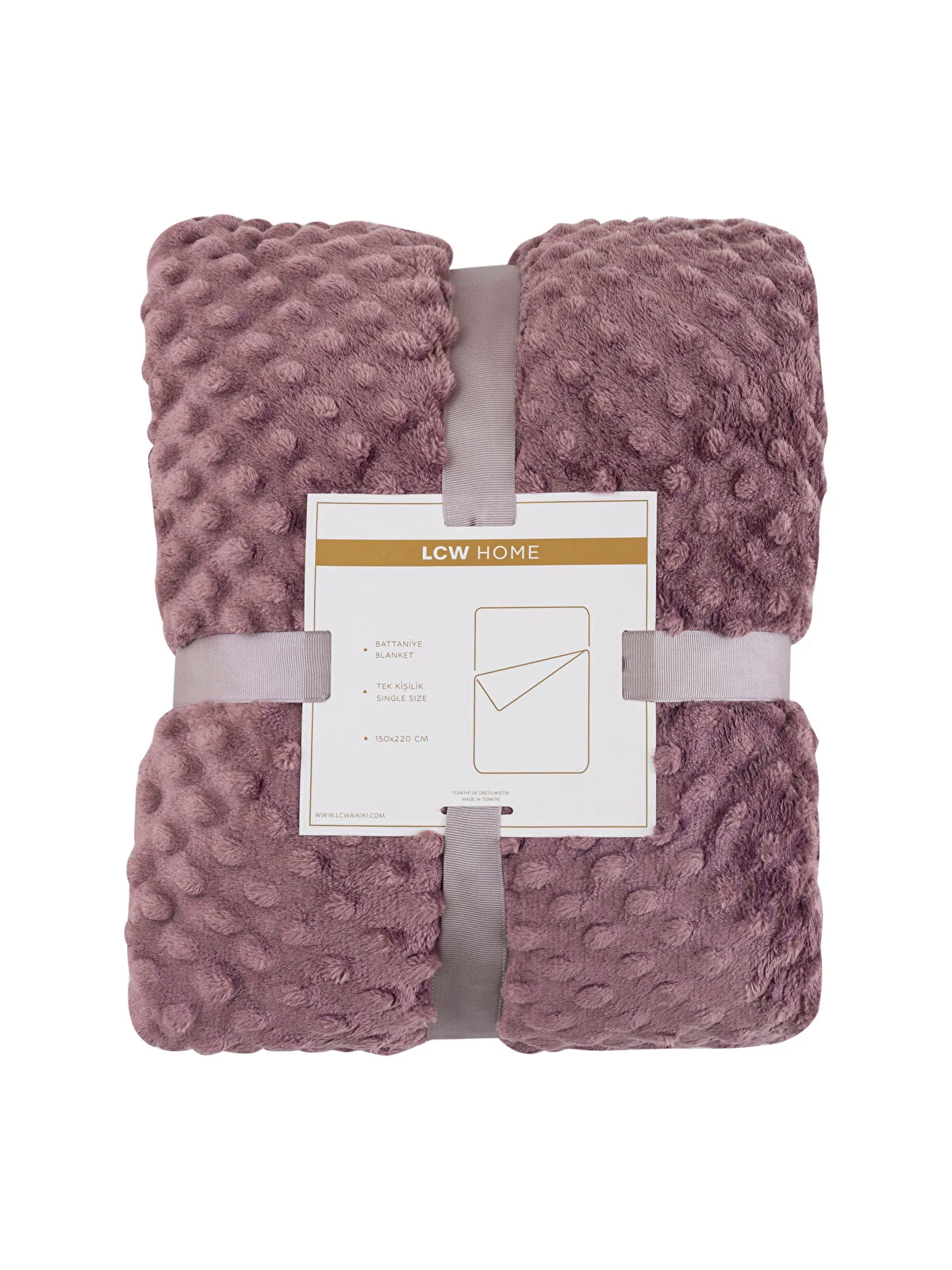 پتوی تک نفره- LCW HOME Wellsoft - بنفش پتوی تک نفره- LCW HOME Wellsoft - بنفش - Image 2