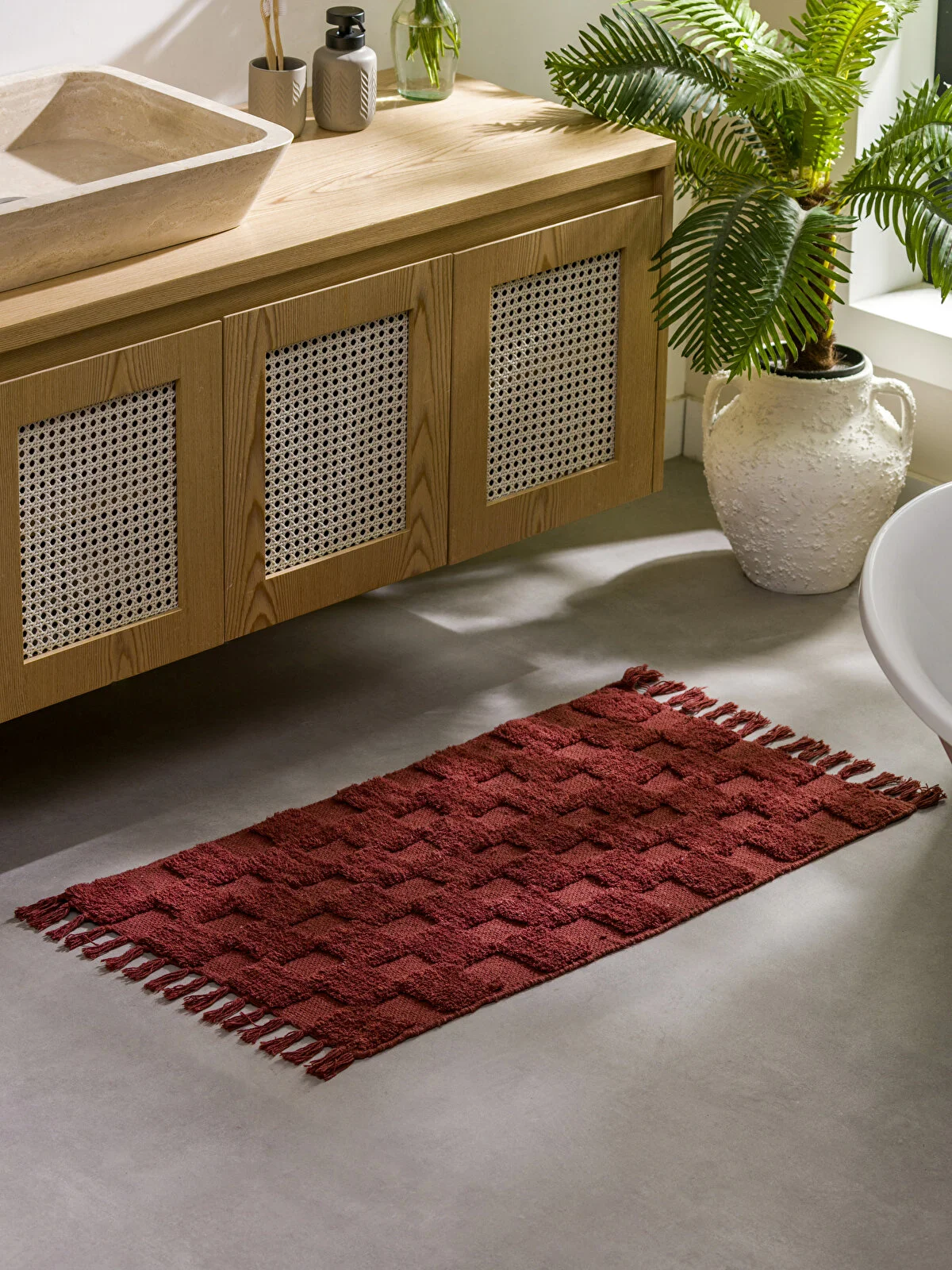 پادری طرح دار - LCW HOME - قرمز پادری طرح دار - LCW HOME - قرمز