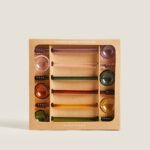 قاشق شیشه 6 عددی - Zara Home Borosilicate - چند رنگ